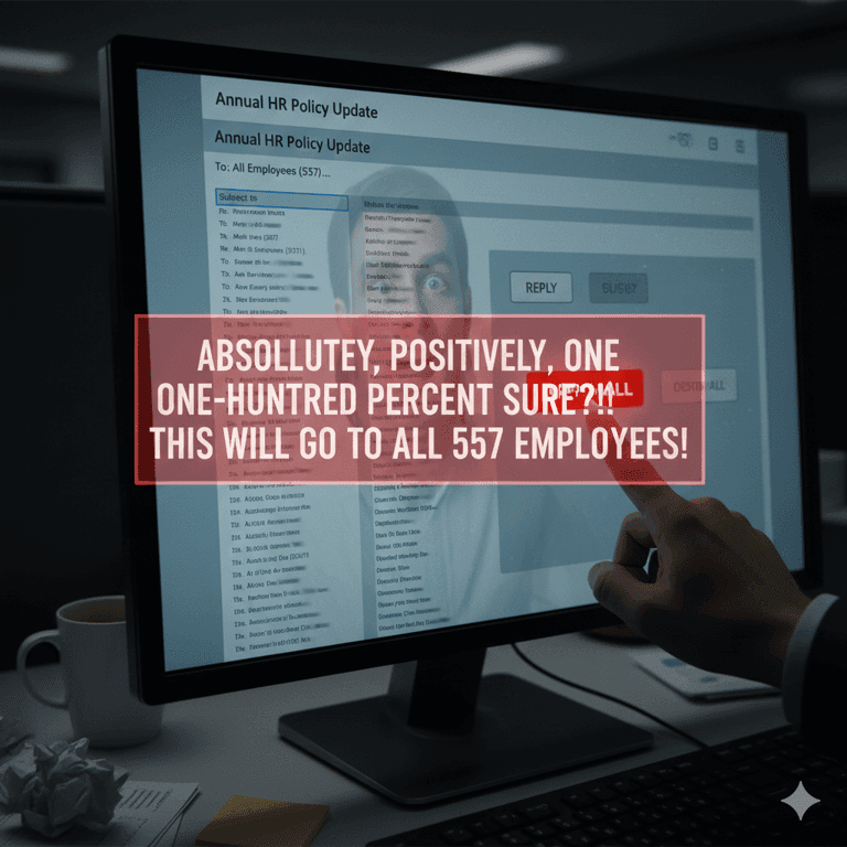 The Existential Dread of the "Reply All" Button: A Modern Horror Story